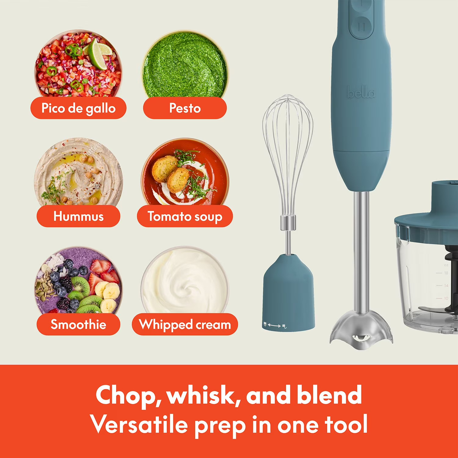 Bella Immersion Blender System – Powerful & Versatile | Nuvero Homz - Image 4